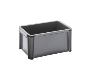 Bac rangement 5L MASTERBOX gris L28,5xl18,3xH13,8cm empilable/superposable